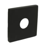 Rosetta Quadra 276 d.50x50x5h AISI304 Nero Opaco  Fimet Maniglie